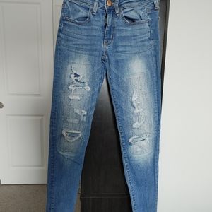 American Eagle Ripped Skinny Jeans